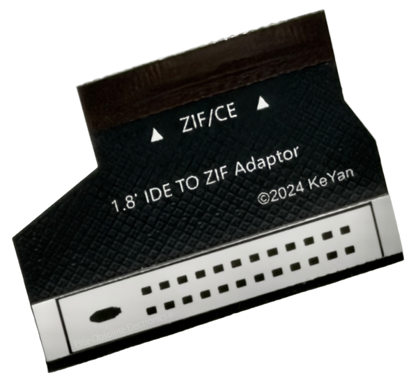 KeYan 1.8" IDE 50-Pin to ZIF 40-Pin Converter Adapter for Apple iPod Classic 3rd A1040 4th Generation Monochrome A1059 & Photo Color A1099