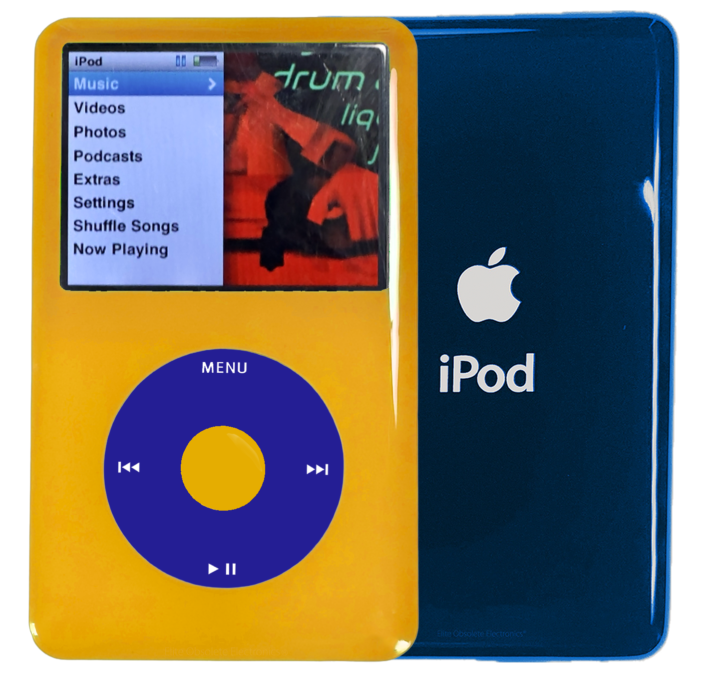 【美品】iPod Classic 第6世代 オールイエロー 256GB Apple iPod Classic 6th 7th Generation A1238 (Plastic Faceplate