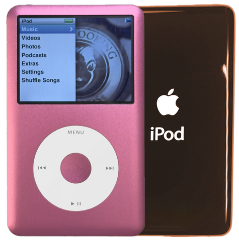 New Apple iPod Classic 6th & 7th Generation Pink / White / Pink (Rose Gold)