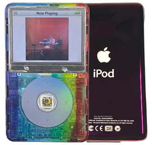 New Apple iPod Video Classic 5th & 5.5 Enhanced Atomic Rainbow / Polychrome / Transparent (Wine)