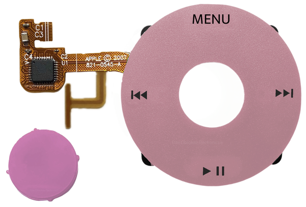 Sandstone Pink Click Wheel Flex for Apple iPod Video 5th 5.5 Enhanced A1136