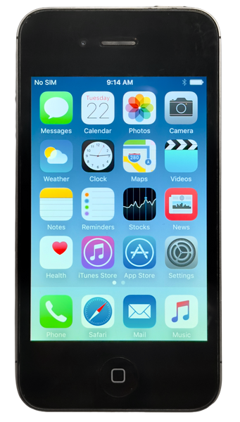 Original Apple iPhone 4S Black 8GB 16GB 32GB iOS 9.3.6