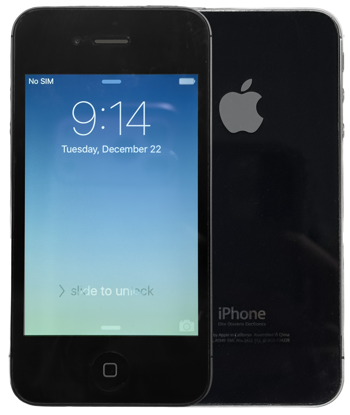 Apple iPhone 4sブラック Original Apple iPhone 4S Black 8GB 16GB 32GB iOS 9.3.6 – Elite