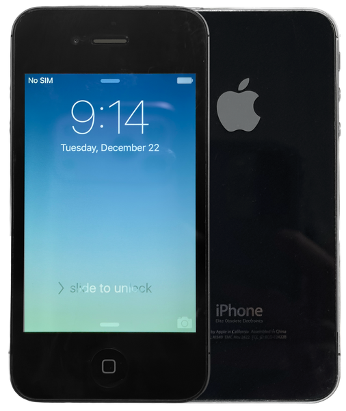 Original Apple iPhone 4S Black 8GB 16GB 32GB iOS 9.3.6