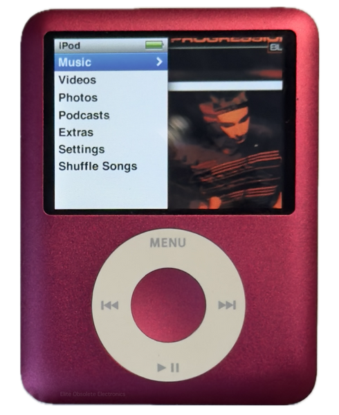 Apple iPod Nano 3rd Generation Product Red 8GB MB257LL/A Used & Refurbished