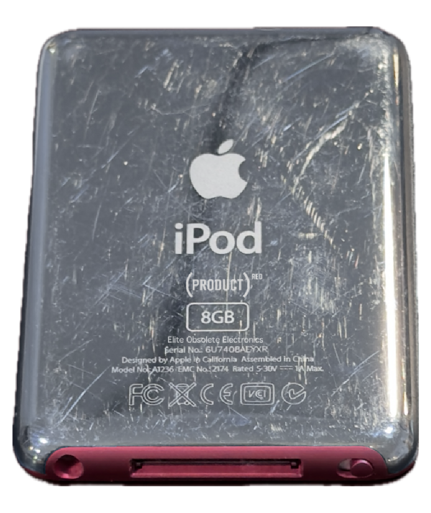 Apple iPod Nano 3rd Generation Product Red 4GB 8GB A1236 MB257LL/A Apple iPod Nano 3rd Generation Product Red 4GB 8GB A1236 MB257LL/A