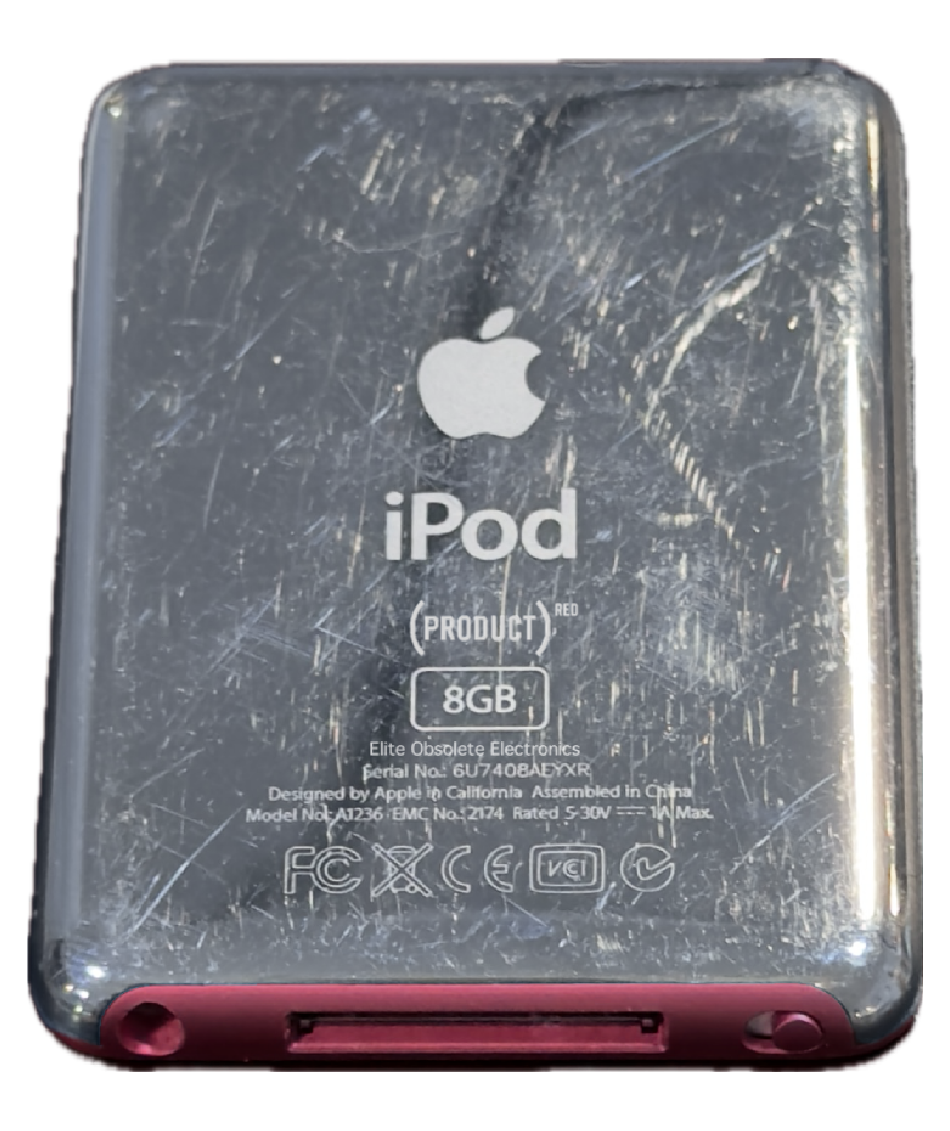 Apple iPod Nano 3rd Generation Product Red 4GB 8GB A1236 MB257LL/A Apple iPod Nano 3rd Generation Product Red 4GB 8GB A1236 MB257LL/A