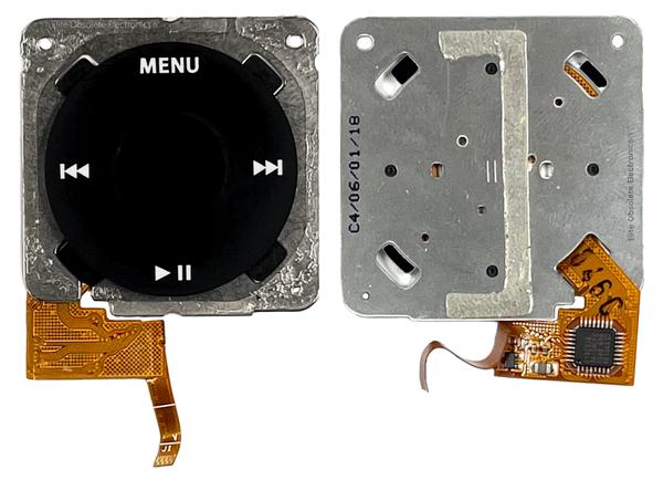 Black Click Wheel Plastic Flex for Apple iPod Nano 1st Generation A1137 1GB 2GB 4GB Used Condition