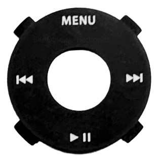 Black Click Wheel Plastic Flex for Apple iPod Nano 1st Generation A1137 1GB 2GB 4GB Used Condition