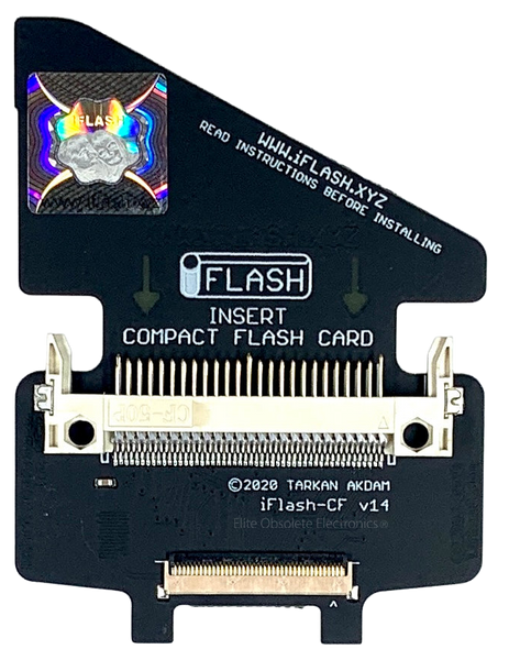 Tarkan iFlash CF Compact Flash Card to ZIF 40-Pin Adapter for Apple iPod Video 5th 5.5 Enhanced A1136 & iPod Classic 6th 7th A1238
