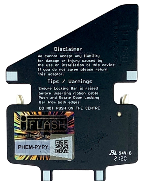 Tarkan iFlash CF Compact Flash Card to ZIF 40-Pin Adapter for Apple iPod Video 5th 5.5 Enhanced A1136 & iPod Classic 6th 7th A1238