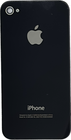 New Black Replacement Back Glass for Apple iPhone 4 4S A1332 A1349 A1387