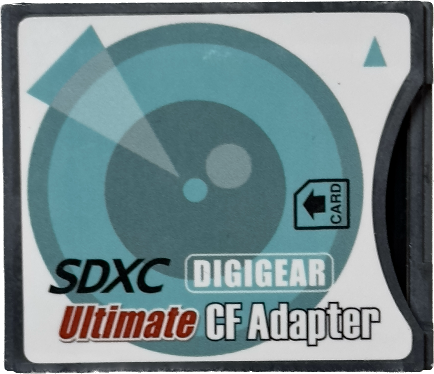 DigiGear Ultimate CF to SD Card Compact Flash Adapter SDHC SDXC UDMA Type 1 MicroSD