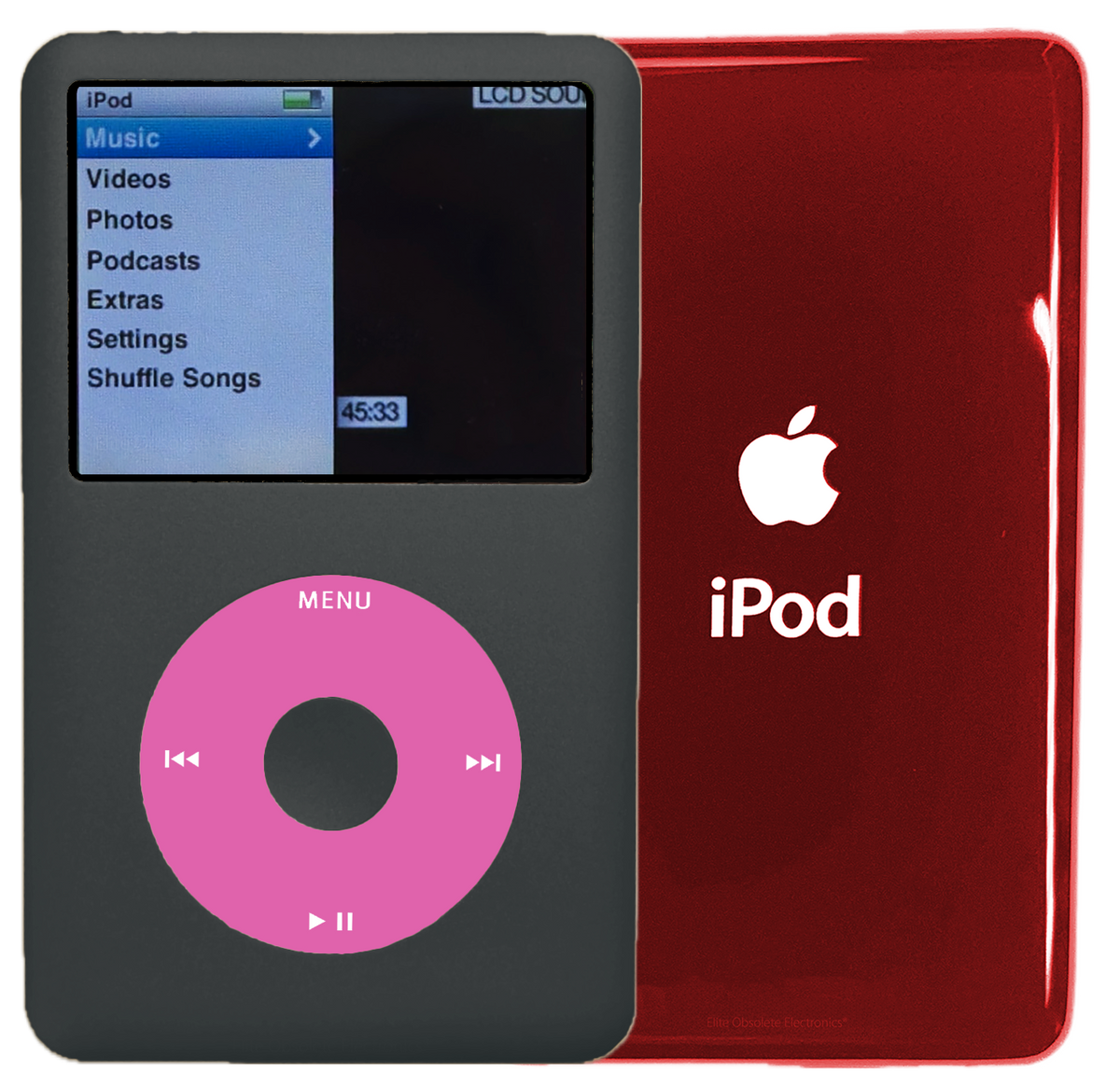 Elite Obsolete Electronics New iPod Classic Black Gray Red 80GB - 1TB