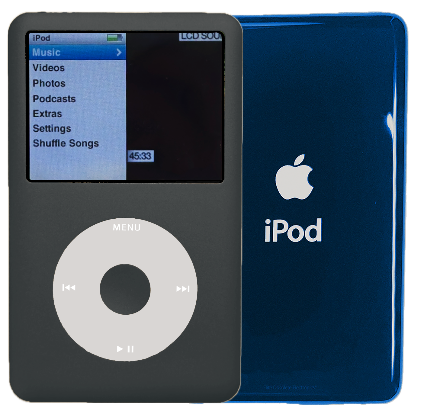 Elite Obsolete Electronics New iPod Classic Black Gray Red 80GB - 1TB