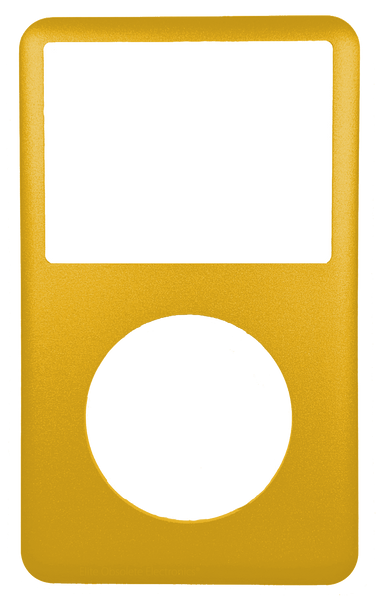 Yellow Faceplate For Apple iPod Classic 6th 7th Generation A1238 Metal