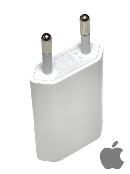 Original Apple Ultra Compact USB A Power Adapter 5W 1A EU European A1400 MD813ZM/A