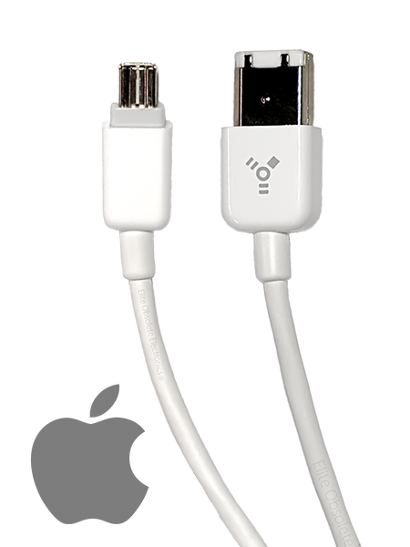 Original Apple FireWire 400 6 Pin to FireWire DV 4 Pin IEEE 1394 Cable for Camcorder M8706G/A (5.9 feet/1.8 meters)