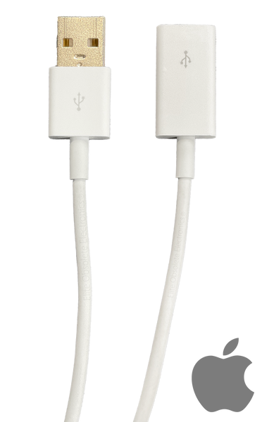 Genuine Apple USB A Keyboard Extension Cable A1031 591-0181 591-0240 (3.1 feet/1 meter)