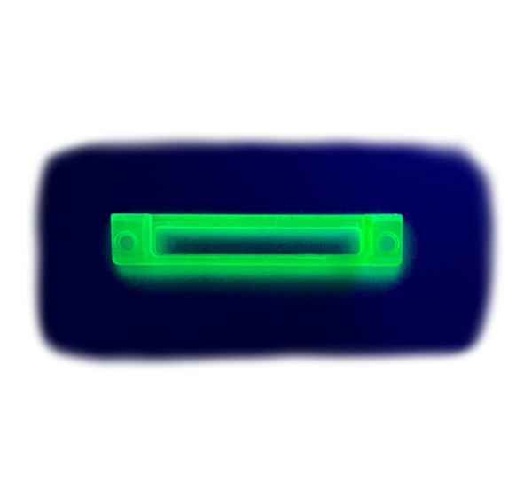 New Atomic Slime Glow Green Transparent Clear Plastic Dock Bezel for Apple iPod Video 5th 5.5 & iPod Classic 6th 7th A1136 A1238