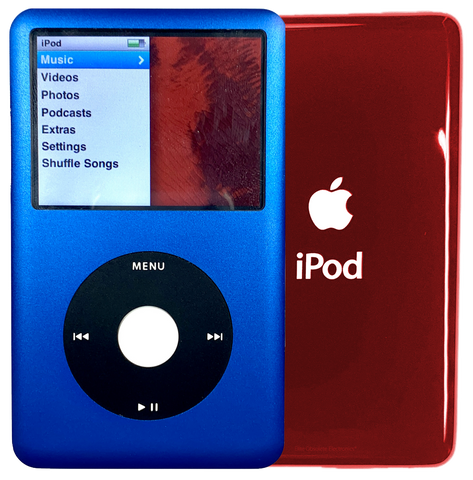 New Apple iPod Classic 6th & 7th Generation Blue / Black / White (Sangria Red)