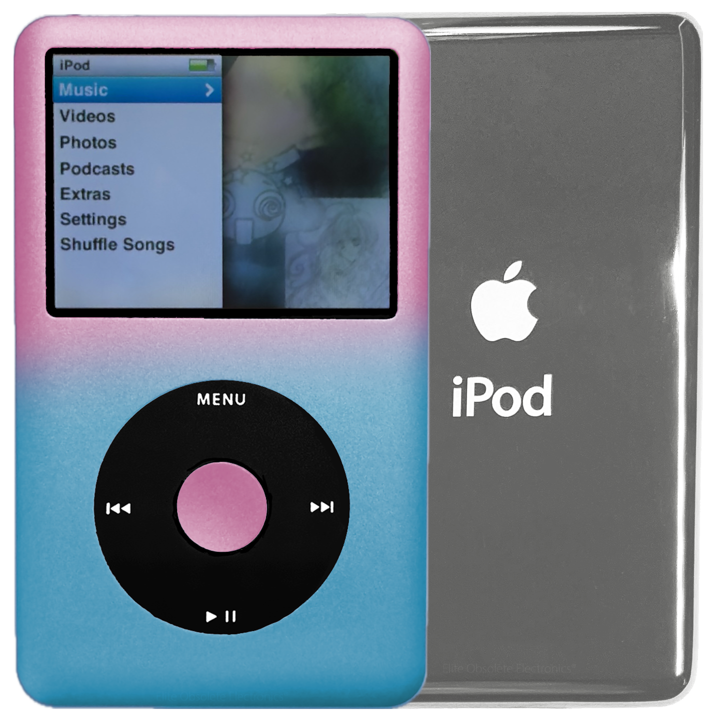 iPod classic第7世代 HDD160GBからSD256GBに ピンク iPod classic第7