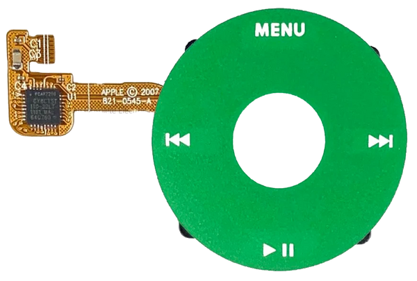 Green Click Wheel Flex for Apple iPod Classic 6th 7th Generation A1238