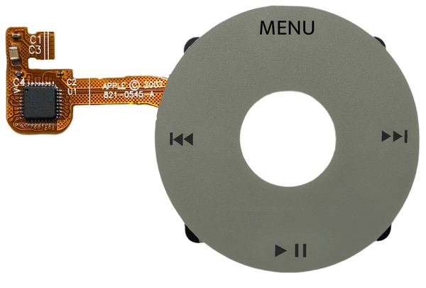 Phantom Gray Click Wheel Flex for Apple iPod Classic 6th 7th Generation A1238