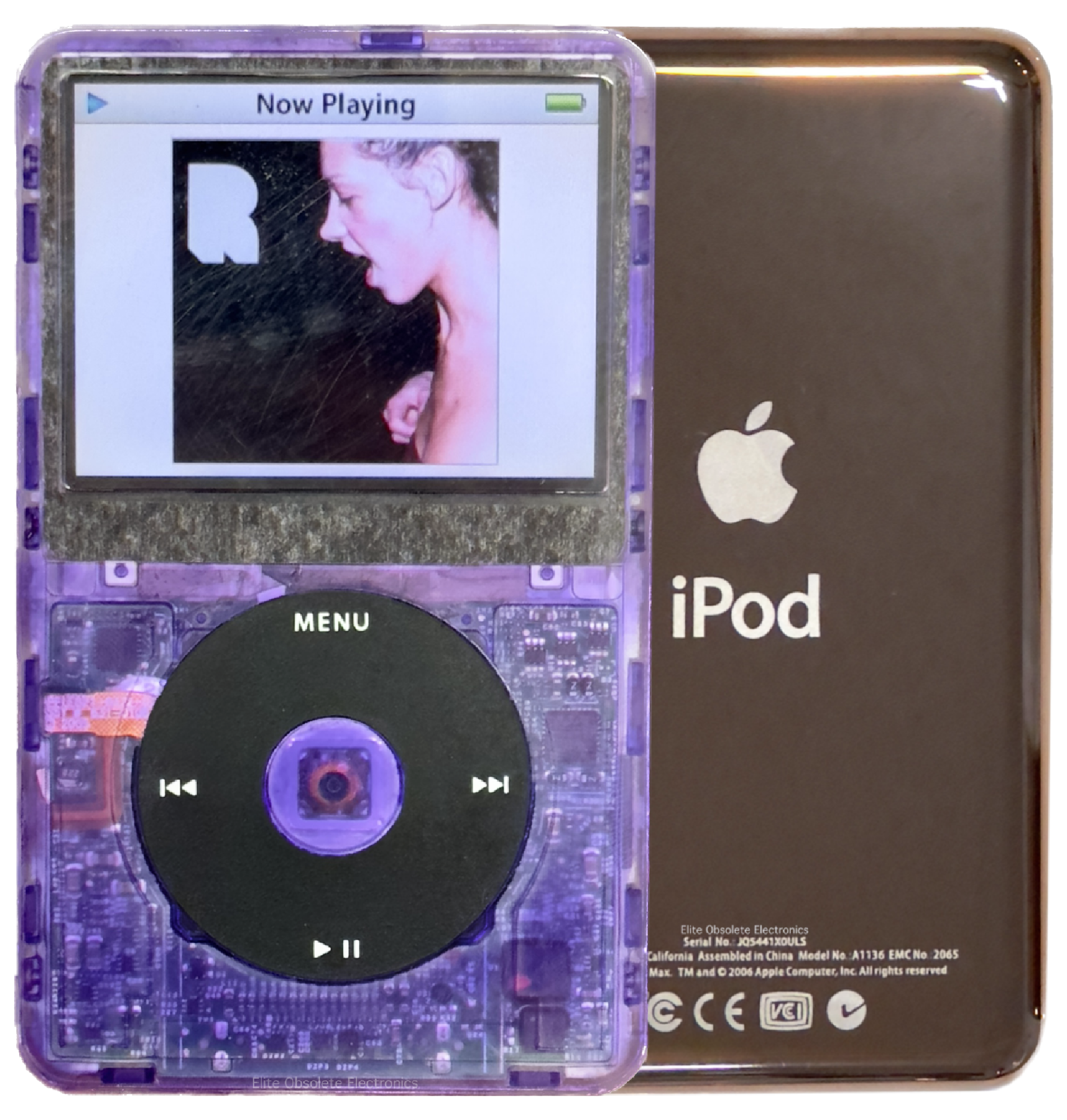 New Apple iPod Video Classic 5th & 5.5 Enhanced Atomic Purple New Apple iPod Video Classic 5th & 5.5 Enhanced Atomic Purple