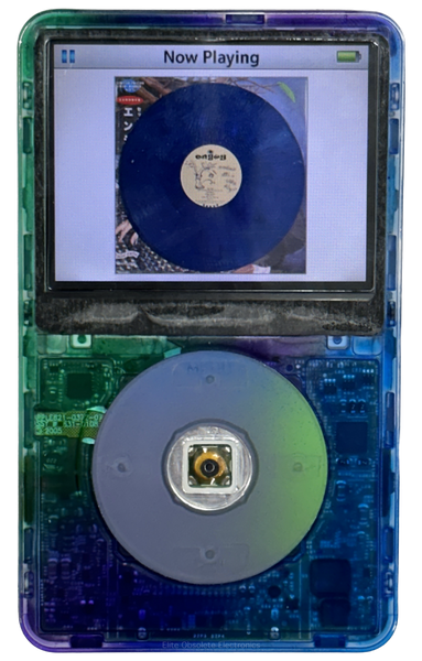 New Apple iPod Video Classic 5th & 5.5 Enhanced Atomic Surfside Aurora / Polychrome / Transparent (Aqua)
