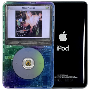New Apple iPod Video Classic 5th & 5.5 Enhanced Atomic Surfside Aurora / Polychrome / Transparent (Black)