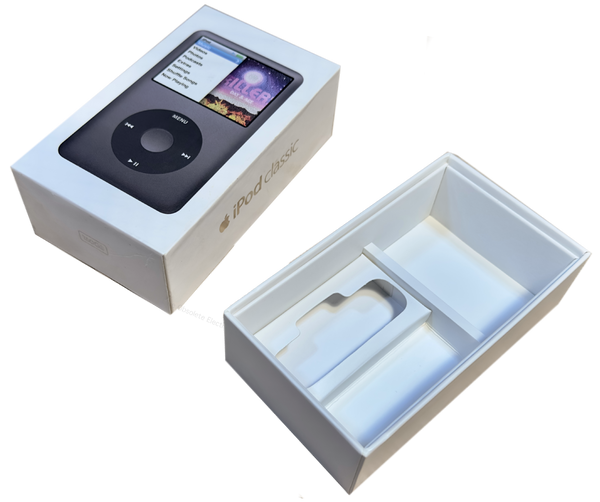 Empty Apple Original Retail Box for iPod Classic 7th Generation Charcoal Gray 2008 2009