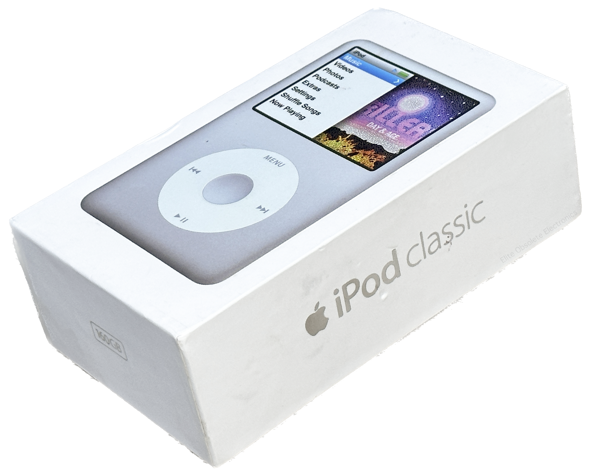 Empty Apple Original Retail Box for iPod Classic 7th Generation Silver 2008 2009