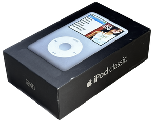 Empty Apple Original Retail Box for iPod Classic 6th Generation Silver 2007