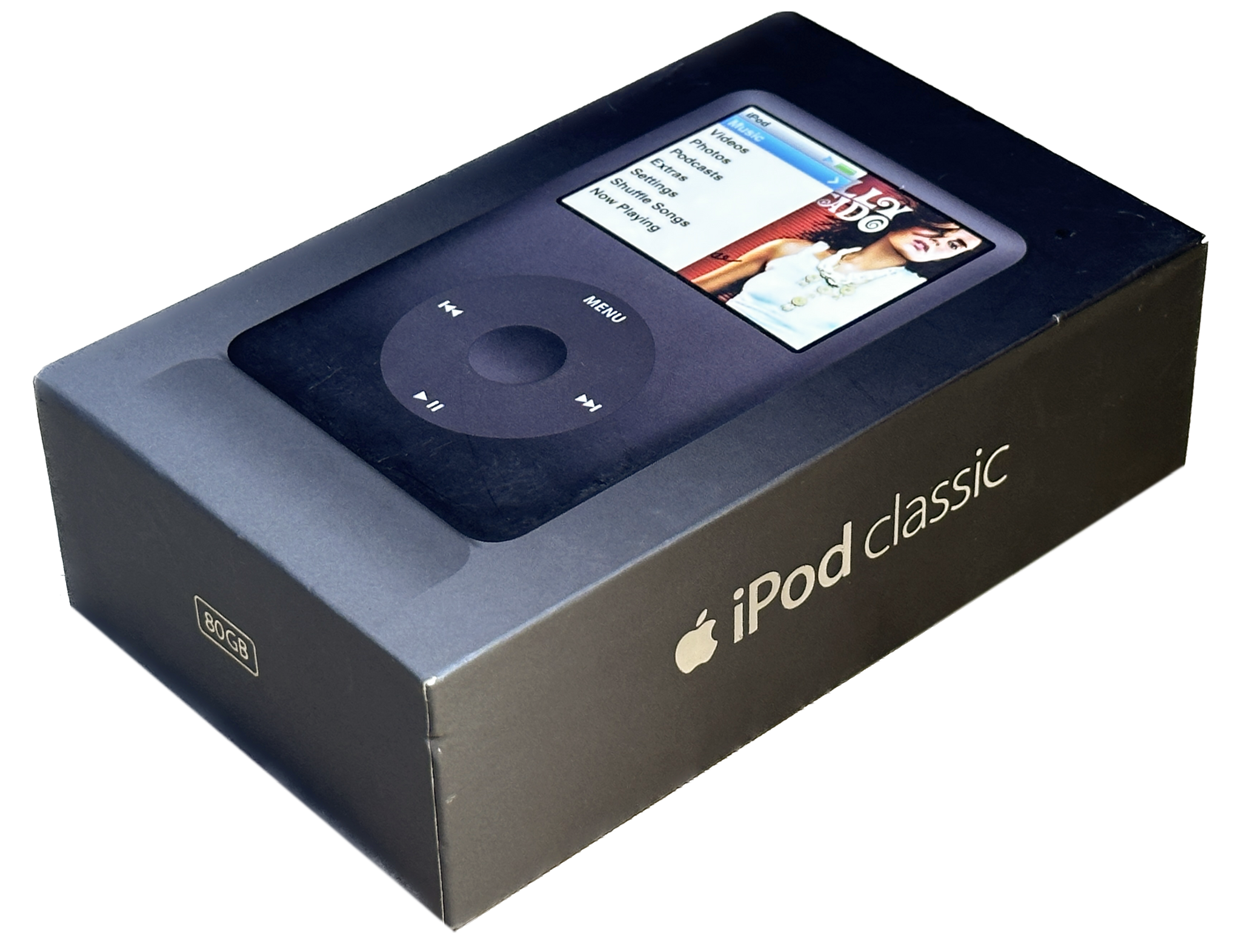 Empty Apple Original Retail Box for iPod Classic 6th Generation Black 2007