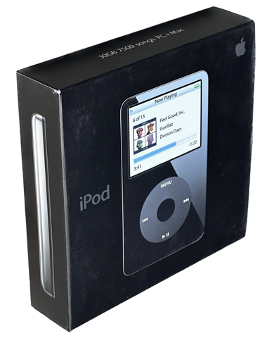 Empty Apple Original Retail Box for iPod Video 5th 5.5 Enhanced Black 2005 2006