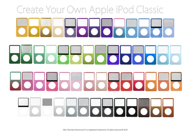 Create Your Own Apple iPod Classic 6th 7th Generation A1238 Tarkan iFlash SD Card 650mah 2000mah 3000mah