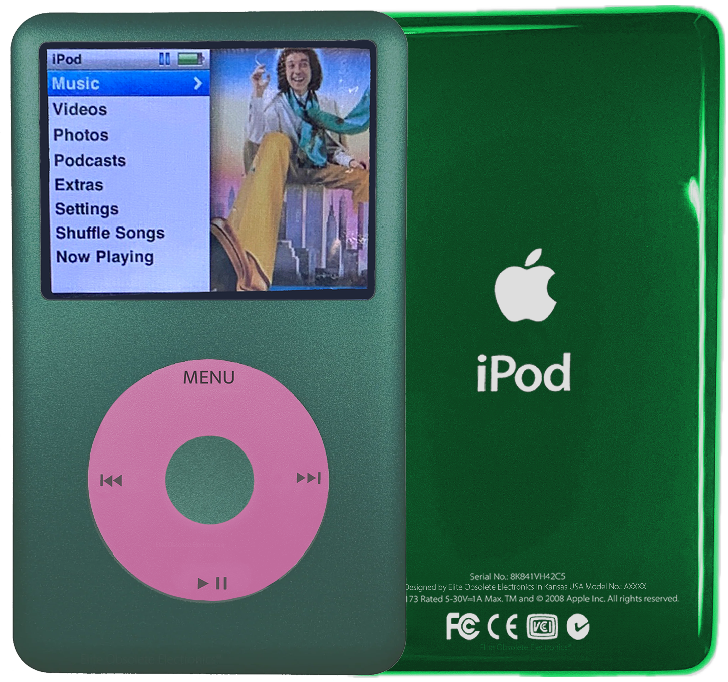New Apple iPod Classic 6th & 7th Generation Natural Green Metal