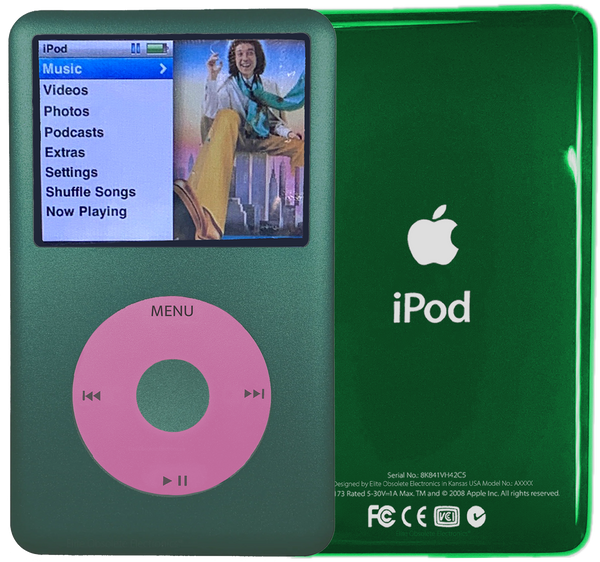New Apple iPod Classic 6th & 7th Generation Natural Green Metal