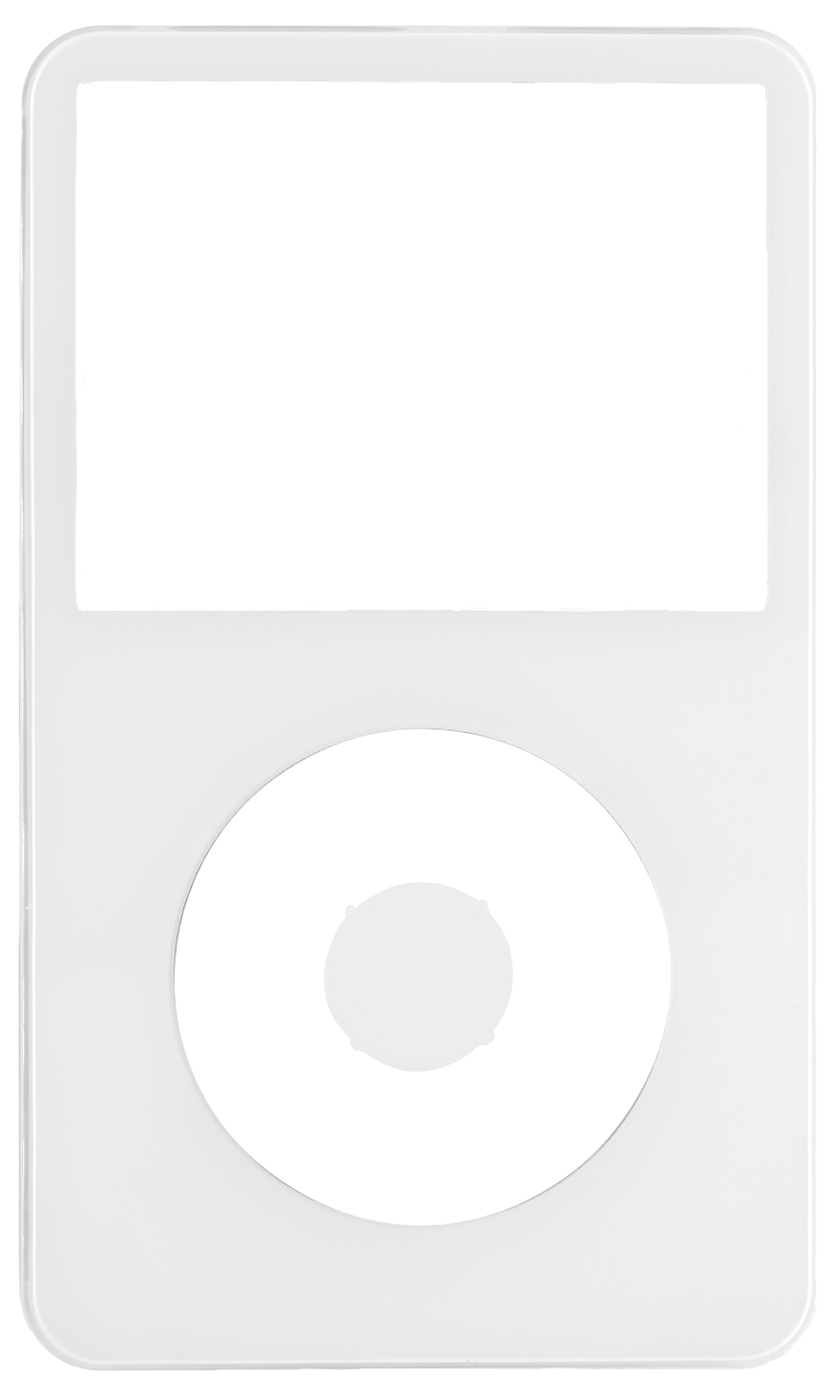 White Faceplate For Apple iPod Video Classic 5th 5.5 Generation