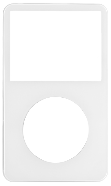 White Faceplate For Apple iPod Video Classic 5th 5.5 Generation Plastic A1136