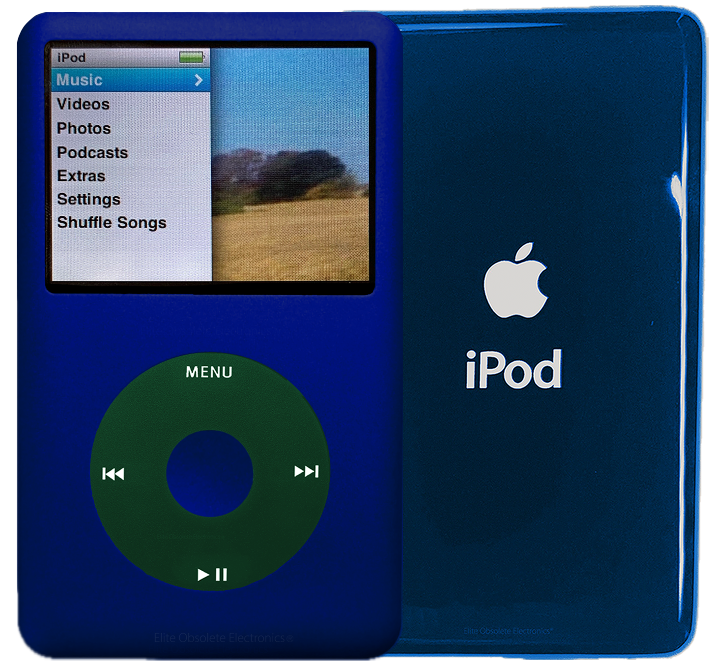 New Apple iPod Classic 6th & 7th Generation Sapphire Blue / Dark