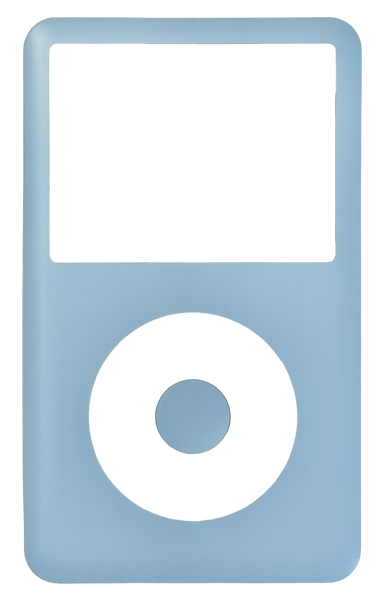 Matte Baby Blue Metal Faceplate For Apple iPod Classic 6th 7th Generation A1238 Matte