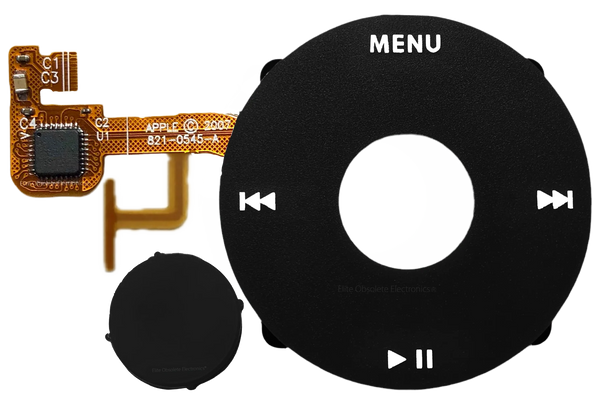 Black Click Wheel Flex for Apple iPod Video 5th 5.5 A1136