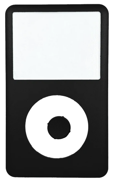 Black Faceplate For Apple iPod Classic 6th 7th Generation Metal A1238