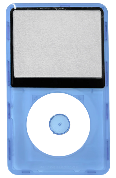 Blue Crystal Clear Faceplate For Apple iPod Video 5th & 5.5 Generation Plastic A1136