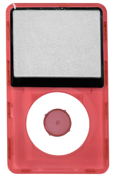 Red Crystal Clear Transparent Faceplate For Apple iPod Classic 6th 7th Generation A1238 Plastic