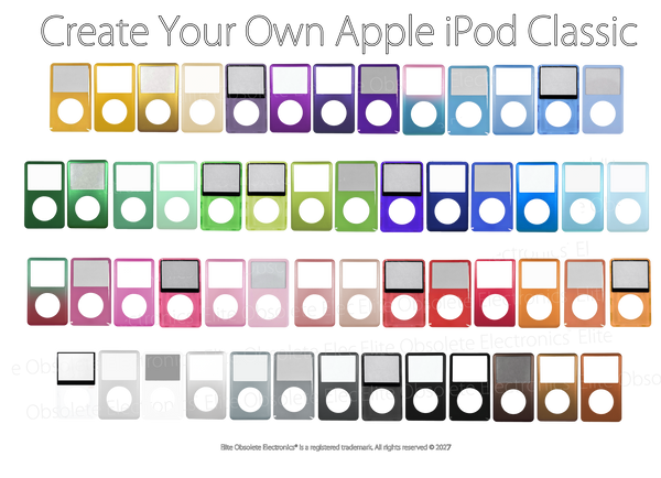 Create Your Own Apple iPod Classic 6th 7th Generation A1238 Tarkan iFlash SD Card 650mah 2000mah 3000mah