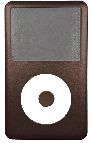 Earth Brown Faceplate For Apple iPod Classic 6th 7th Generation Metal A1238