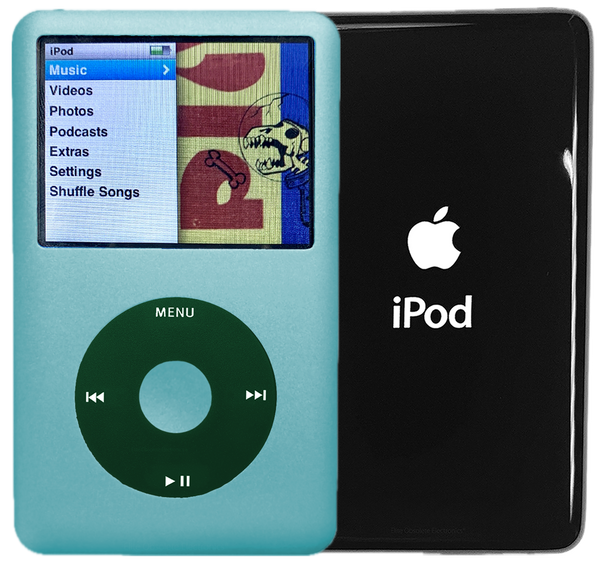 【バイイー専用】iPod Classic 第7世代 オールブルー 256GB New Apple iPod Classic 6th & 7th Generation Arctic Blue / Dark